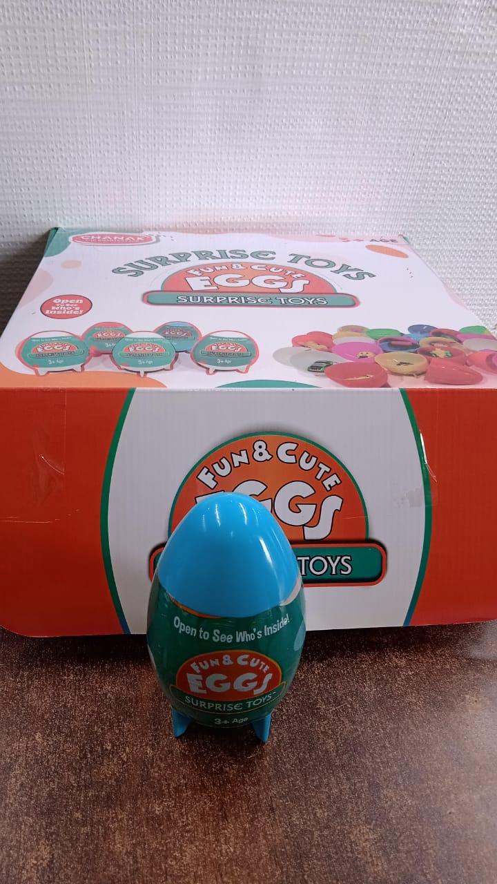 Aditi Fun & Cute Surprise Eggs Toy for Kids (1 Pc) Aditi Fun & Cute Surprise Eggs Toy for Kids (1 Pc)